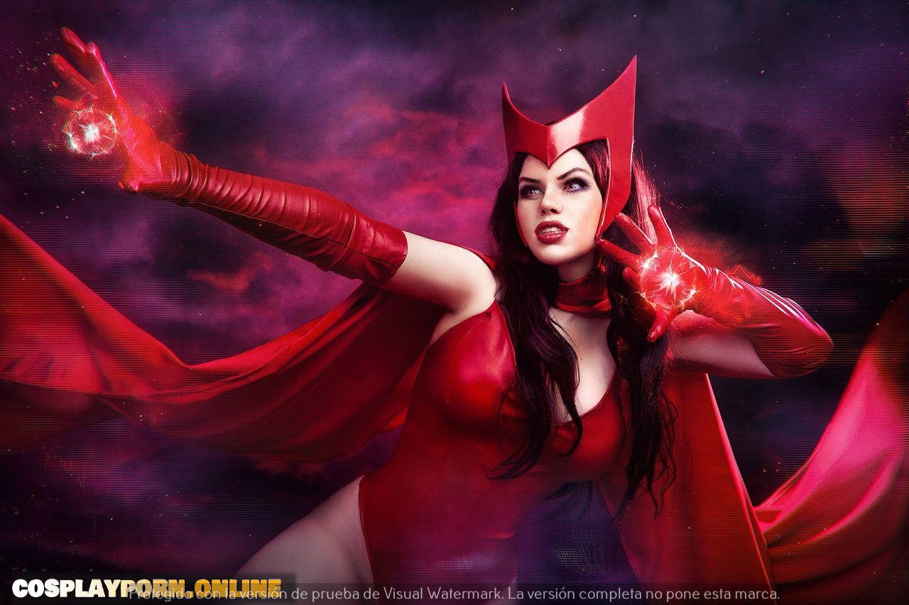 AliceCosplay-ScarletWitch amazing boobs