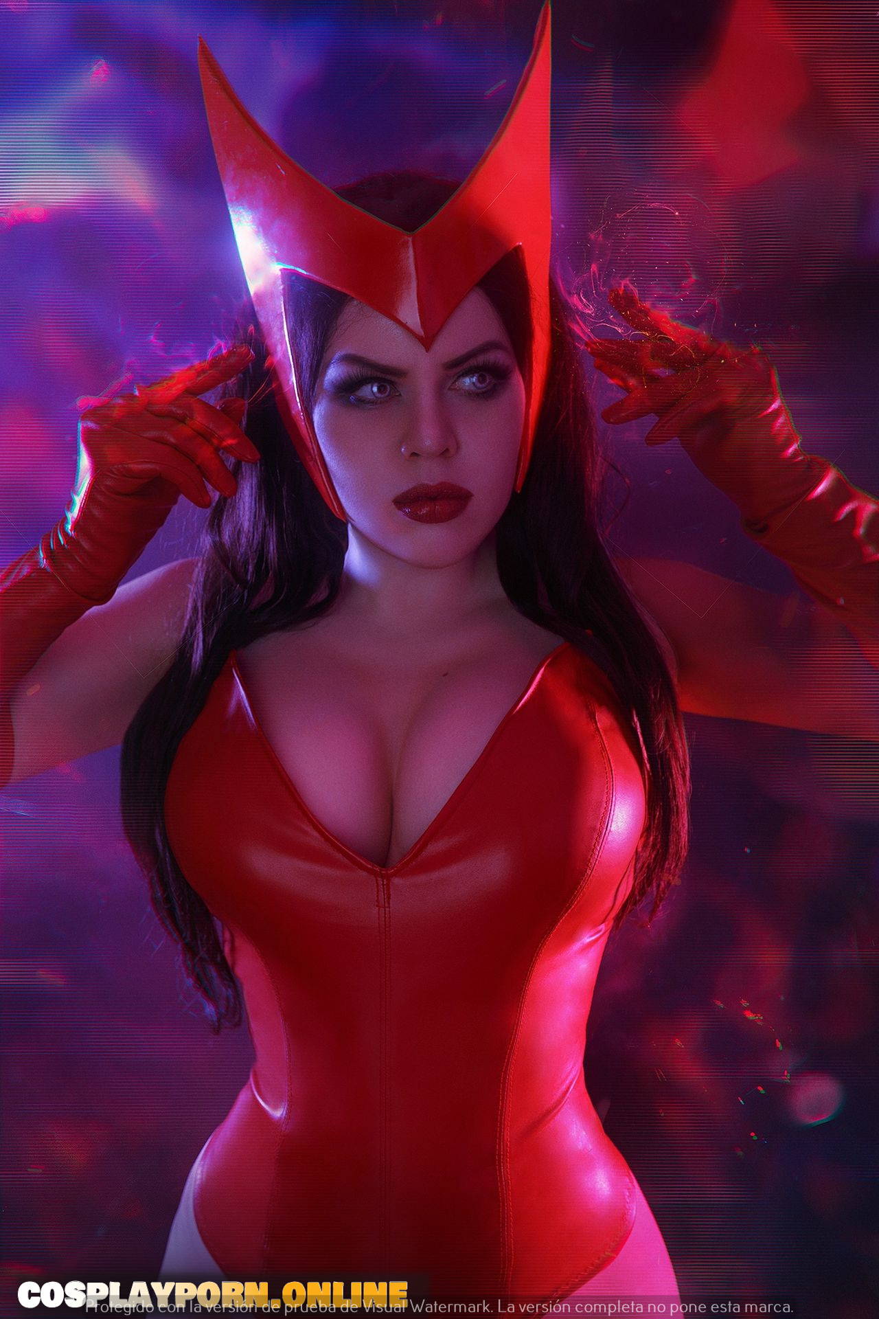 self shot AliceCosplay-ScarletWitch 