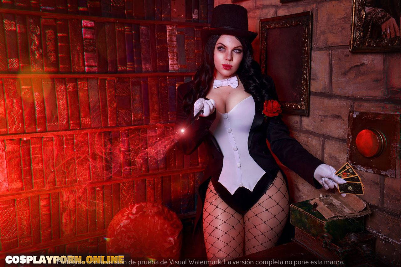 AliceCosplay-Zatanna open pussy