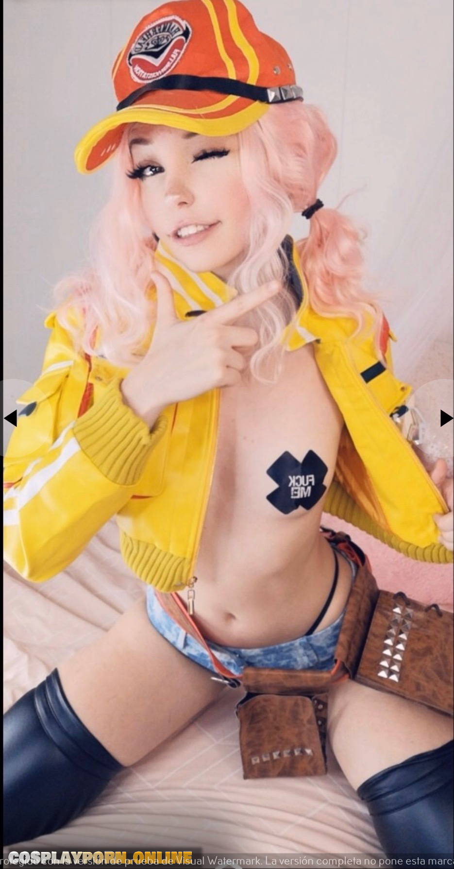 Belle-Delphine_Cindy-Final-Fantasy-Cosplay homemade pics