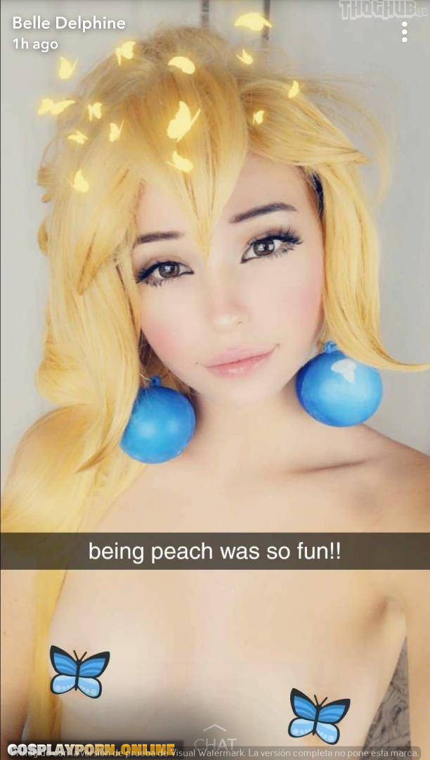 Belle-Delphine_Princess-Peach-Cosplay leaked
