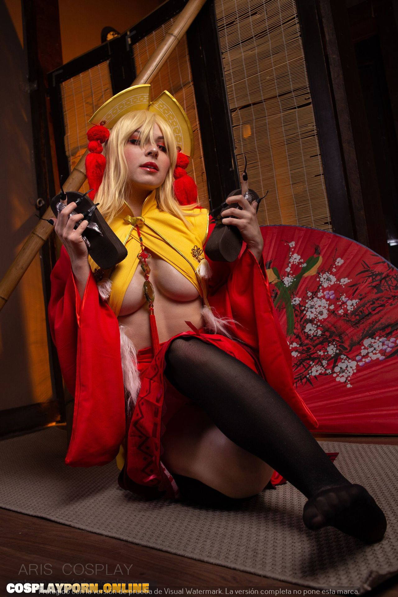 celebrity Dismoralica Aris-Cosplay Delphox 