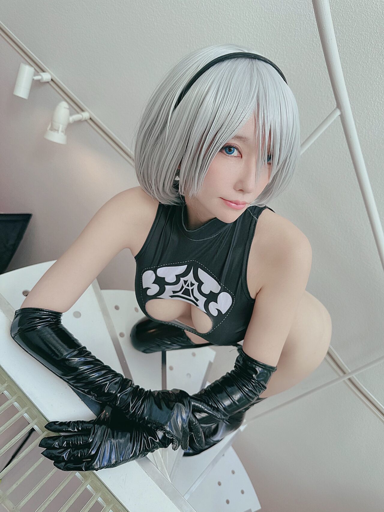 [林檎蜜紀] ニーア 2Bのエッチなレオタードでおっぱいもお尻も盛り盛り(+mov)